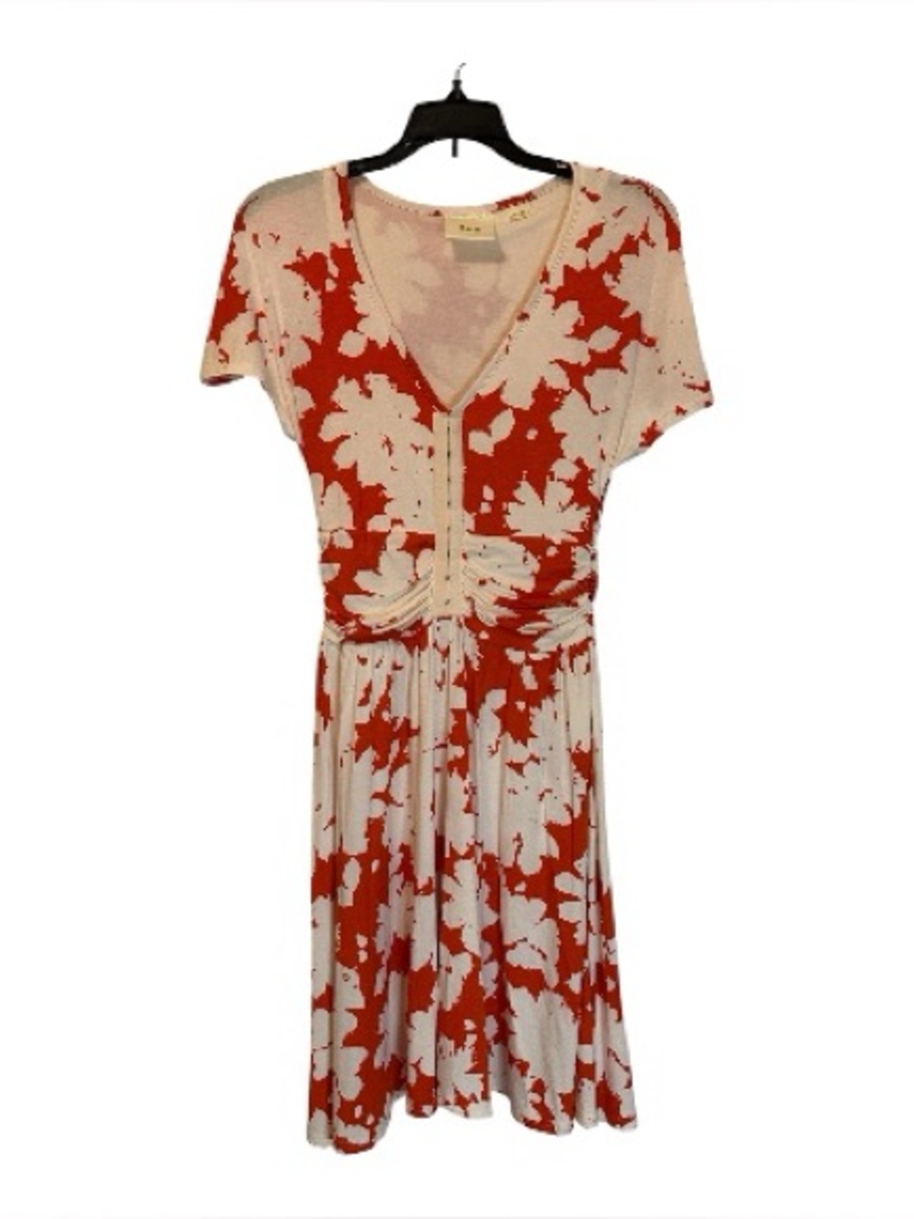 Maeve Summer Breeze Floral V-Neck Dress by Anthropologie